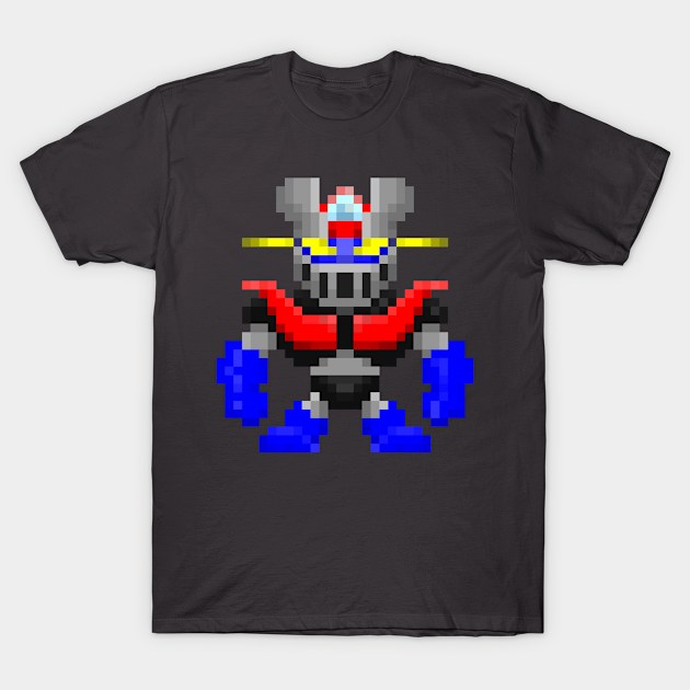 16-bit Mazinger T-Shirt by badpun